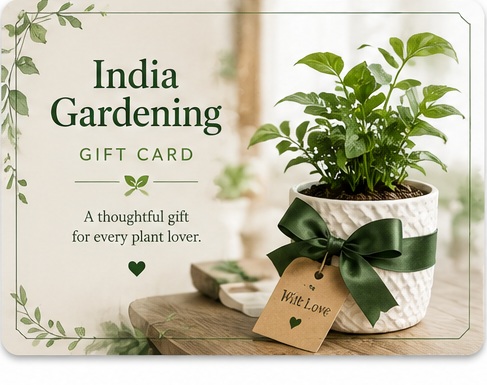 India Gardening gift card